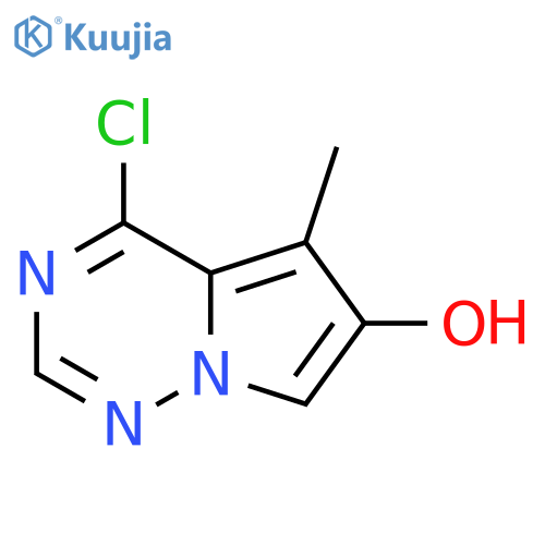 4-Chloro-5-methylpyrrolo[2,1-f][1,2,4]triazin-6-ol structure