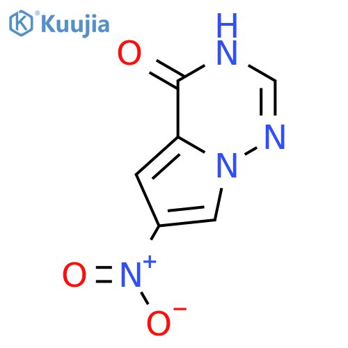 6-nitro-3H-pyrrolo[2,1-f][1,2,4]triazin-4-one structure