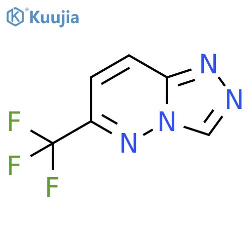 6-(Trifluoromethyl)-[1,2,4]triazolo[4,3-b]pyridazine structure