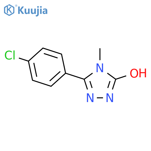 3H-1,2,4-Triazol-3-one,5-(4-chlorophenyl)-2,4-dihydro-4-methyl- structure