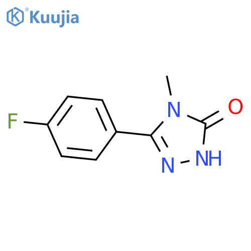 3H-1,2,4-Triazol-3-one,5-(4-fluorophenyl)-2,4-dihydro-4-methyl- structure