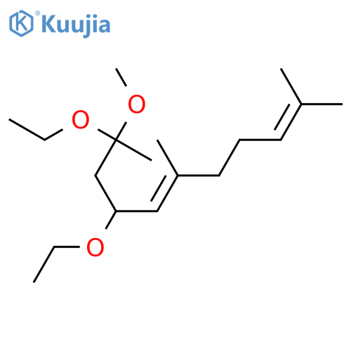 8,10-diethoxy-10-methoxy-2,6-dimethylundeca-2,6-diene structure