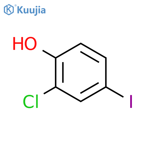 2-Chloro-4-iodophenol structure