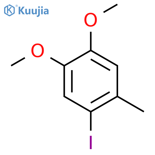 1-Iodo-4,5-dimethoxy-2-methylbenzene structure