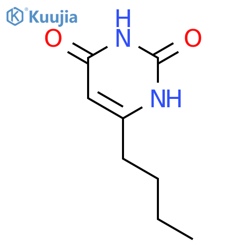 6-butylpyrimidine-2,4-diol structure