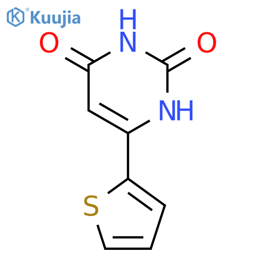 6-(thiophen-2-yl)pyrimidine-2,4(1H,3H)-dione structure