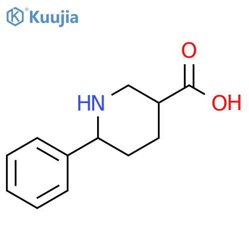 6-phenylpiperidine-3-carboxylic acid structure