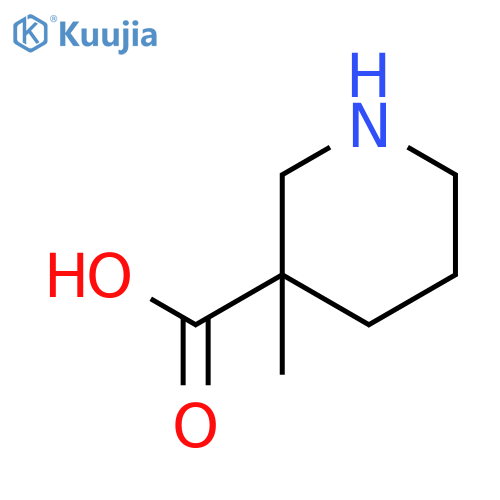 3-Methylpiperidine-3-carboxylic acid structure