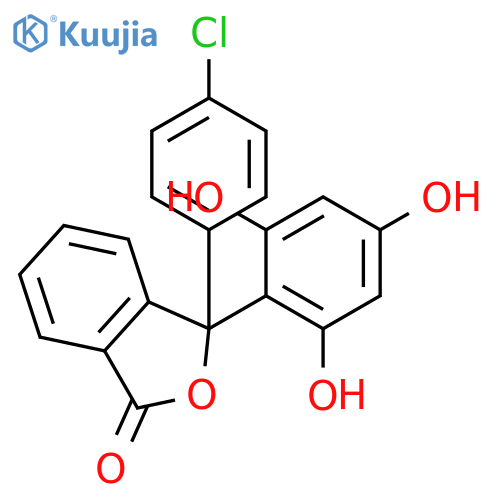 1(3H)-Isobenzofuranone, 3-(4-chlorophenyl)-3-(2,4,6-trihydroxyphenyl)- structure