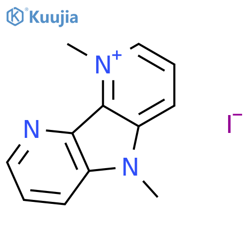 5H-Dipyrido[3,2-b:2',3'-d]pyrrolium, 1,5-dimethyl-, iodide structure