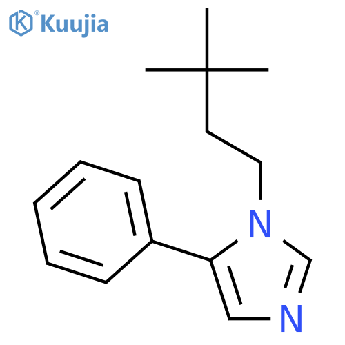 1H-IMIDAZOLE, 1-(3,3-DIMETHYLBUTYL)-5-PHENYL- structure