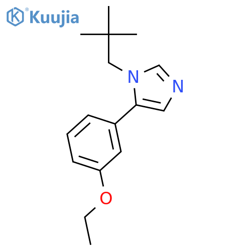 1H-Imidazole,1-(2,2-dimethylpropyl)-5-(3-ethoxyphenyl)- structure