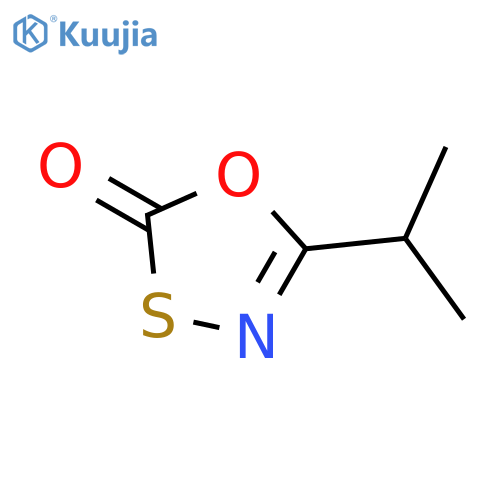 5-(Propan-2-yl)-2H-1,3,4-oxathiazol-2-one structure