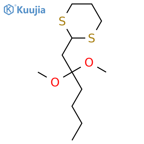 1,3-Dithiane, 2-(2,2-dimethoxyhexyl)- structure