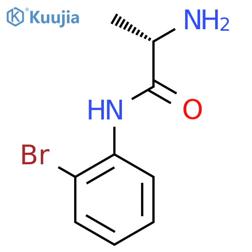 (S)-2-Amino-N-(2-bromo-phenyl)-propionamide structure