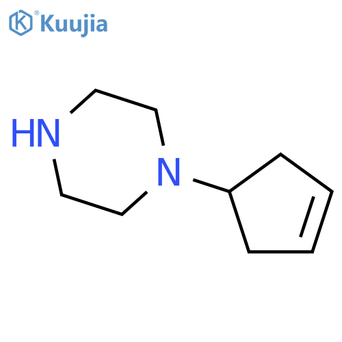 Piperazine,1-(3-cyclopenten-1-yl)- structure