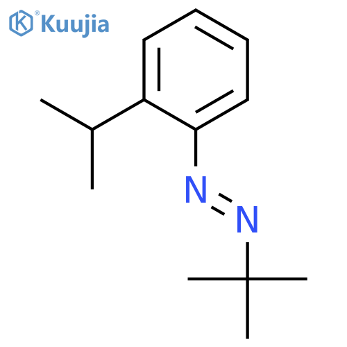 Diazene, (1,1-dimethylethyl)[2-(1-methylethyl)phenyl]- structure