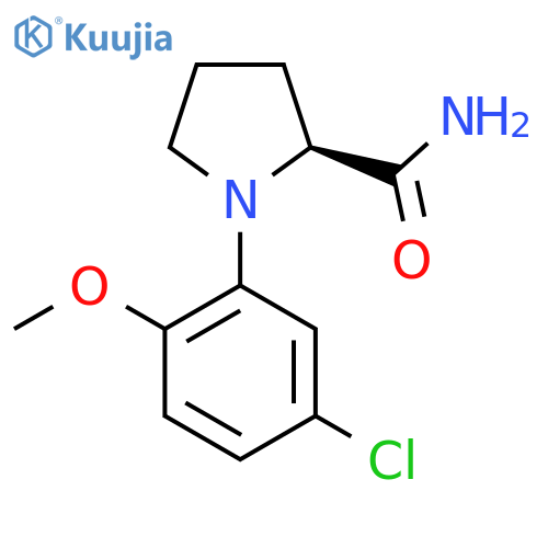 N-(5-chloro-2-methoxyphenyl)pyrrolidine-2-carboxamide structure