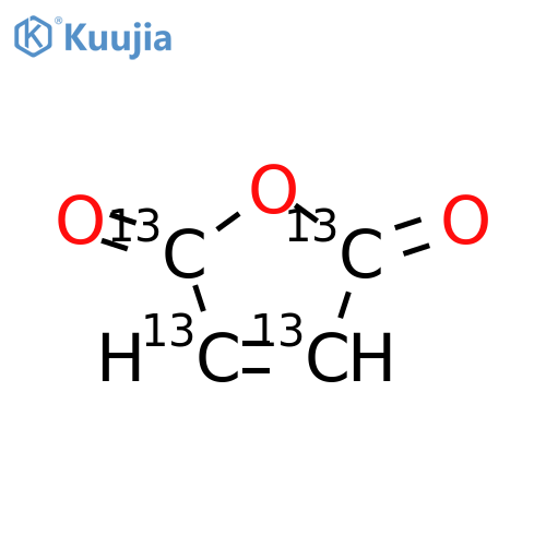 Maleic Anhydride-13C4 structure