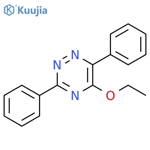 1,2,4-Triazine, 5-ethoxy-3,6-diphenyl- structure