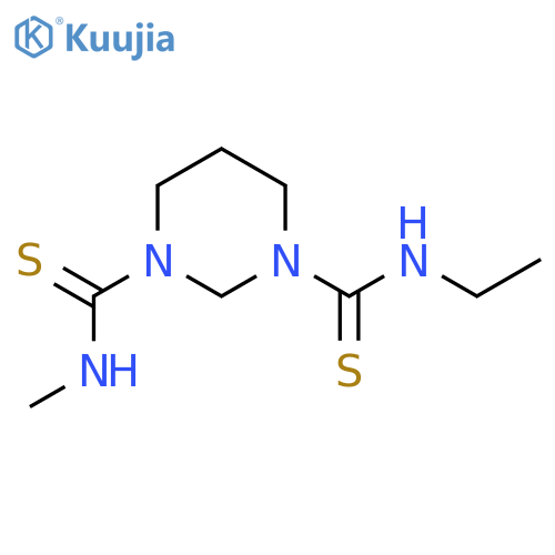 1-N-ethyl-3-N-methyl-1,3-diazinane-1,3-dicarbothioamide structure