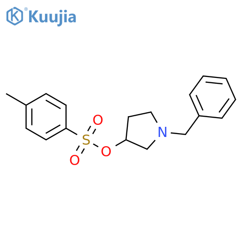 (R)-1-Benzyl-3-[(p-tolylsulfonyl)oxy]pyrrolidine structure