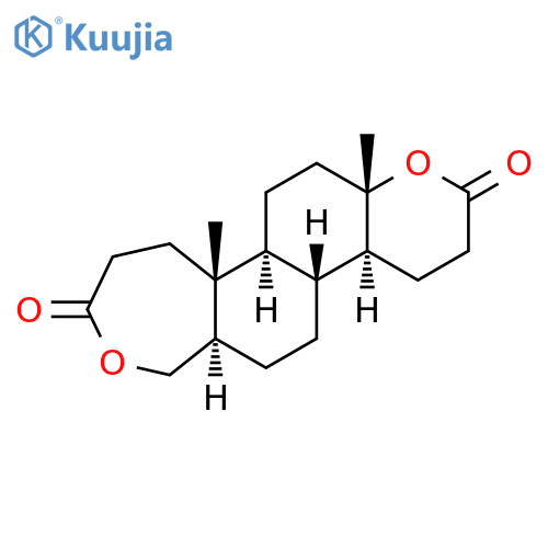 (4aS,4bR,6aR,11aR,11bS,13aS)-Tetradecahydro-11a,13a-dimethyl-2H-pyrano[3′,2′:5,6]naphth[2,1-c]oxepin-2,9(4bH)-dione structure