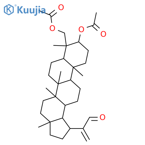 3,23-Dihydroxy-20(30)-lupen-29-al; 3β-form, Di-Ac structure