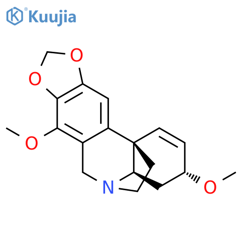 3H,6H-5,11b-Ethano[1,3]dioxolo[4,5-j]phenanthridine,4,4a-dihydro-3,7-dimethoxy-, (3R,4aR,5S,11bS)- structure