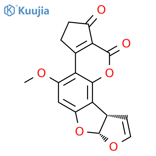 Aflatoxin B1 structure