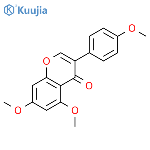 4H-1-Benzopyran-4-one,5,7-dimethoxy-3-(4-methoxyphenyl)- structure
