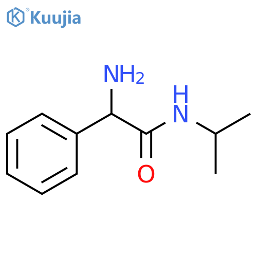 Benzeneacetamide, α-amino-N-(1-methylethyl)- structure
