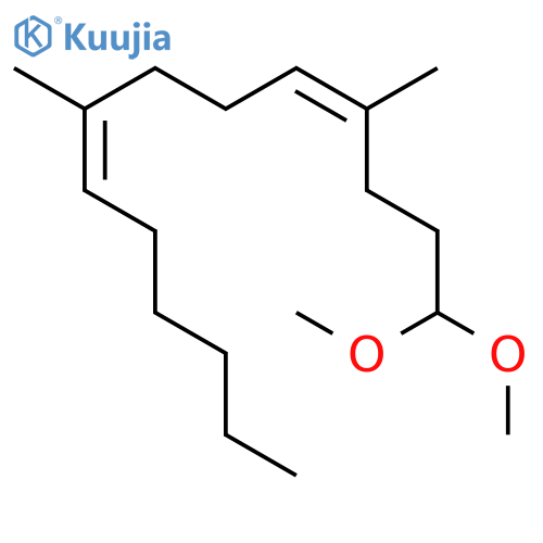 1,1-dimethoxy-4,8-dimethyltetradeca-4,8-diene structure