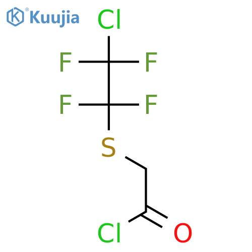 Acetyl chloride, [(2-chloro-1,1,2,2-tetrafluoroethyl)thio]- structure