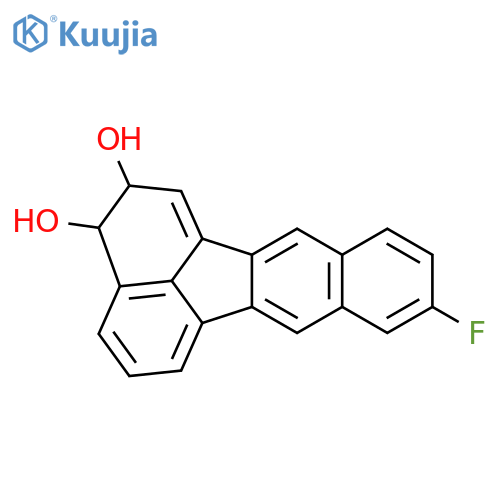 Benzo[k]fluoranthene-2,3-diol,9-fluoro-2,3-dihydro- structure