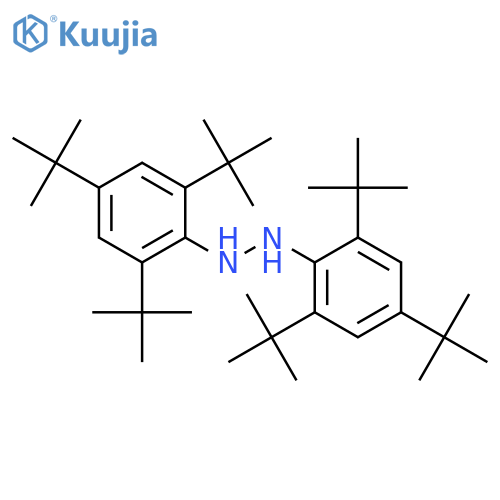 Hydrazine, 1,2-bis[2,4,6-tris(1,1-dimethylethyl)phenyl]- structure