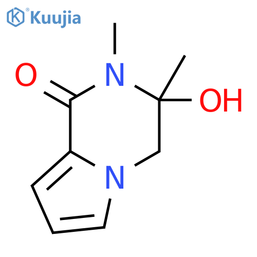 Pyrrolo[1,2-a]pyrazin-1(2H)-one,3,4-dihydro-3-hydroxy-2,3-dimethyl- structure