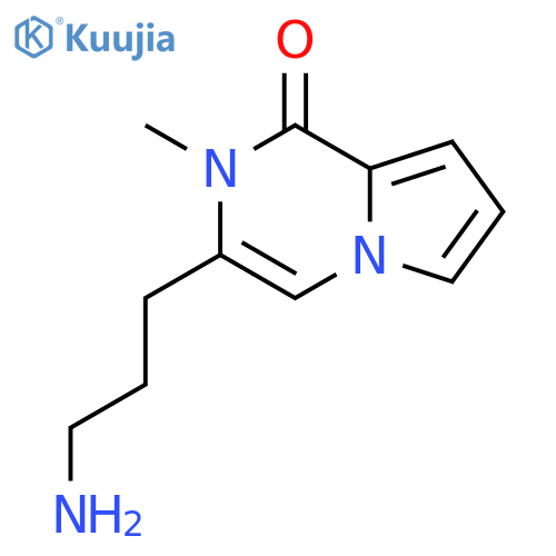 3-(3-Aminopropyl)-2-methylpyrrolo1,2-apyrazin-1(2H)-one structure