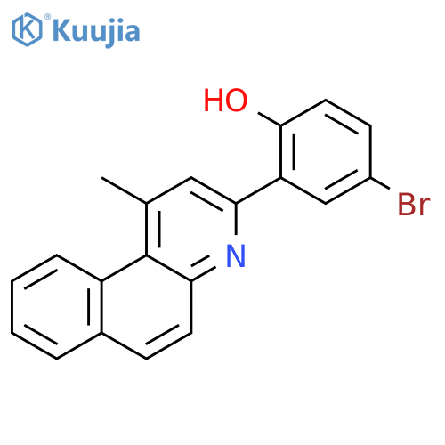 4-bromo-6-(1-methyl-4H-benzo[f]quinolin-3-ylidene)cyclohexa-2,4-dien-1-one structure