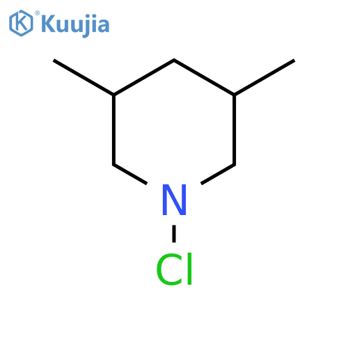 Piperidine, 1-chloro-3,5-dimethyl- structure