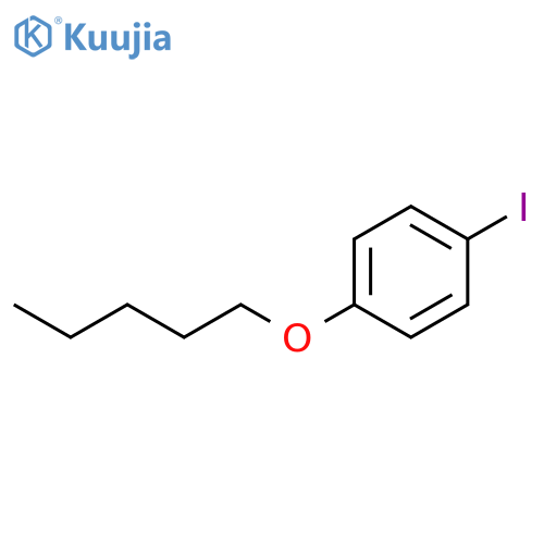 Benzene, 1-iodo-4-(pentyloxy)- structure