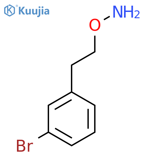 O-2-(3-bromophenyl)ethylhydroxylamine structure