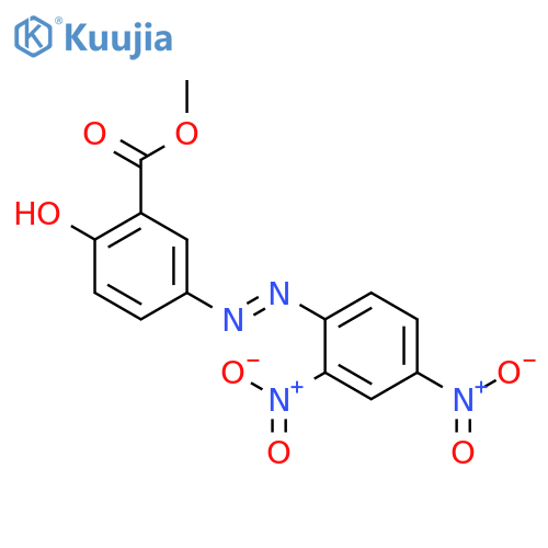 Benzoic acid, 5-[(2,4-dinitrophenyl)azo]-2-hydroxy-, methyl ester structure