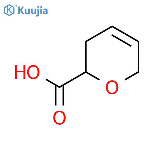 2H-Pyran-2-carboxylic acid, 3,6-dihydro- structure