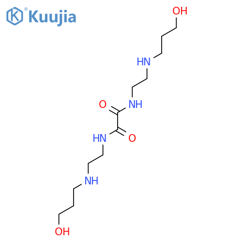 Ethanediamide, N,N'-bis[2-[(3-hydroxypropyl)amino]ethyl]- structure