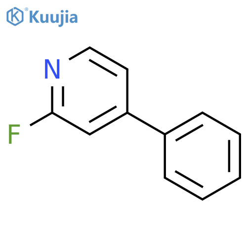 Pyridine,2-fluoro-4-phenyl- structure