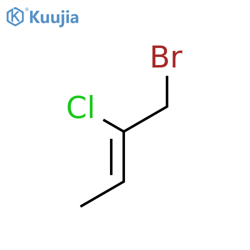 2-Butene, 1-bromo-2-chloro-, (E)- structure