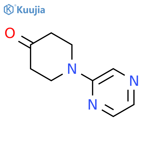 1-(pyrazin-2-yl)piperidin-4-one structure