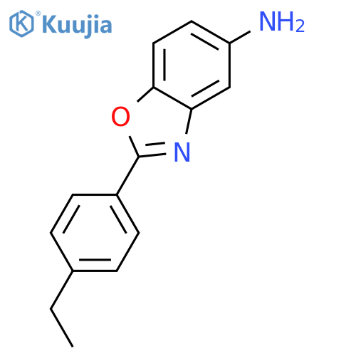 2-(4-Ethylphenyl)benzodoxazol-5-amine structure