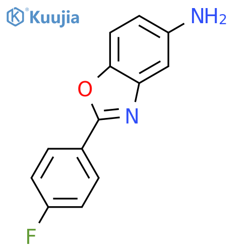 2-(4-Fluorophenyl)-1,3-benzoxazol-5-amine structure